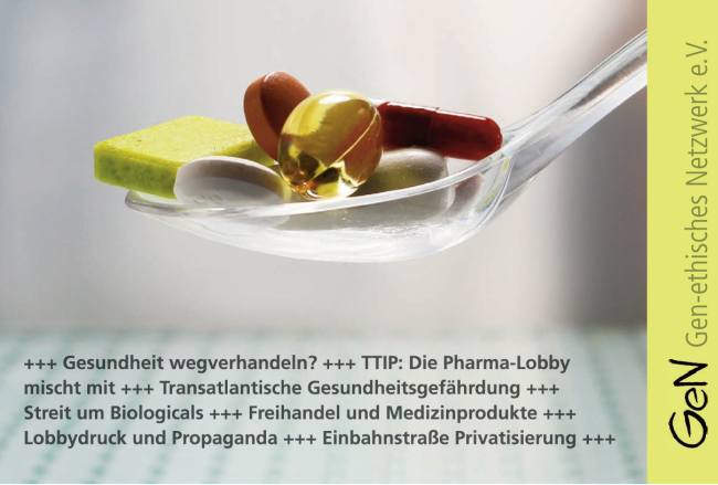 ein Löffel mit Pillen