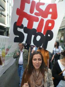 Demo gegen TiSA und TTIP